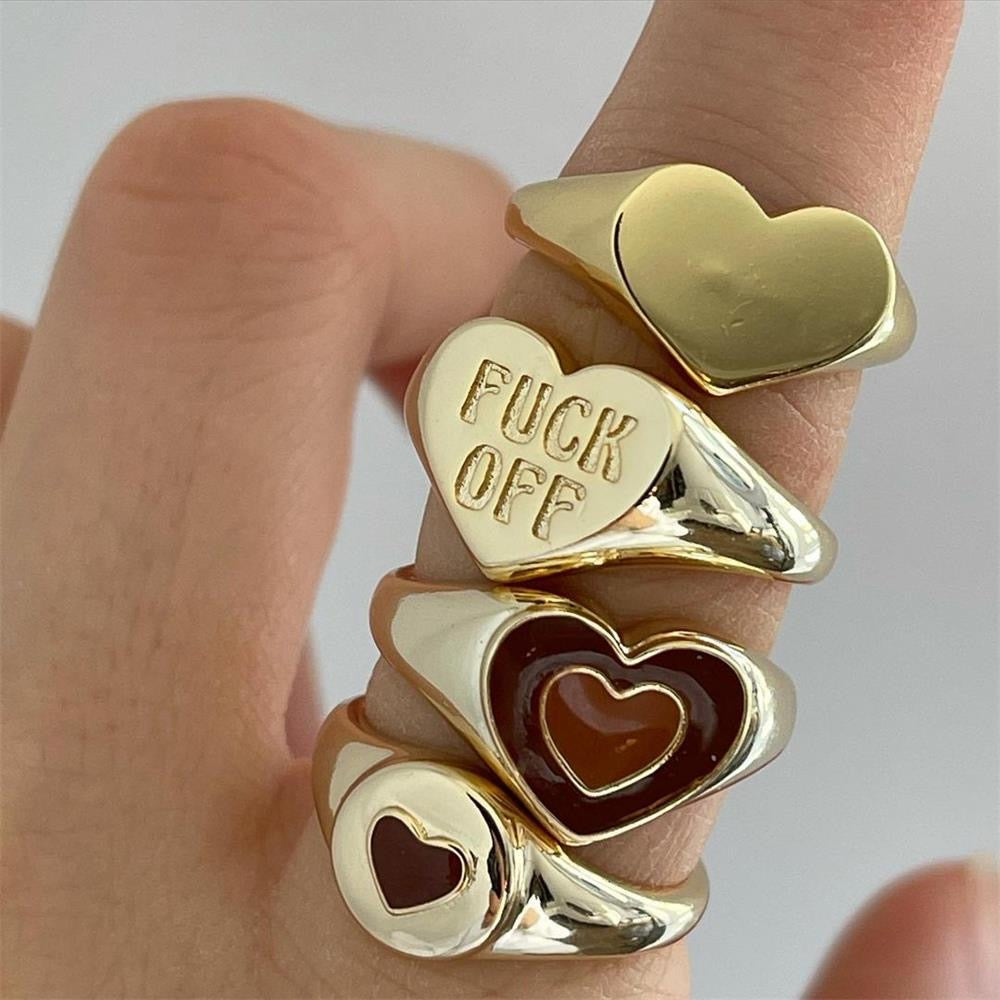 Fu** Off Adjustable Ring