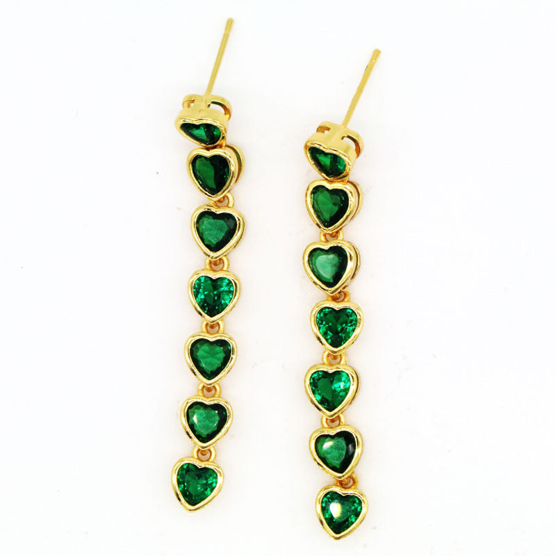 Oz Night Out Heart Earrings