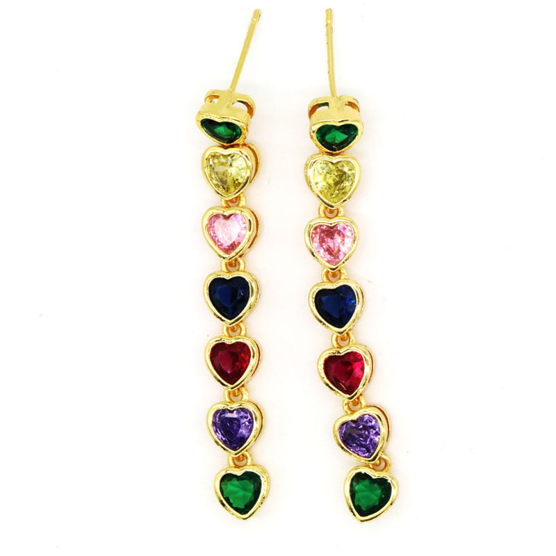 Oz Night Out Heart Earrings