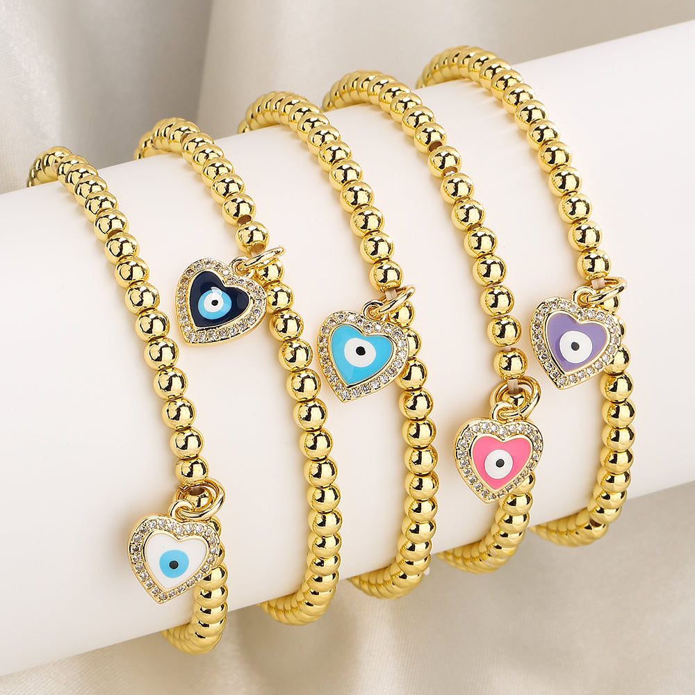 Gold ojo online bracelet